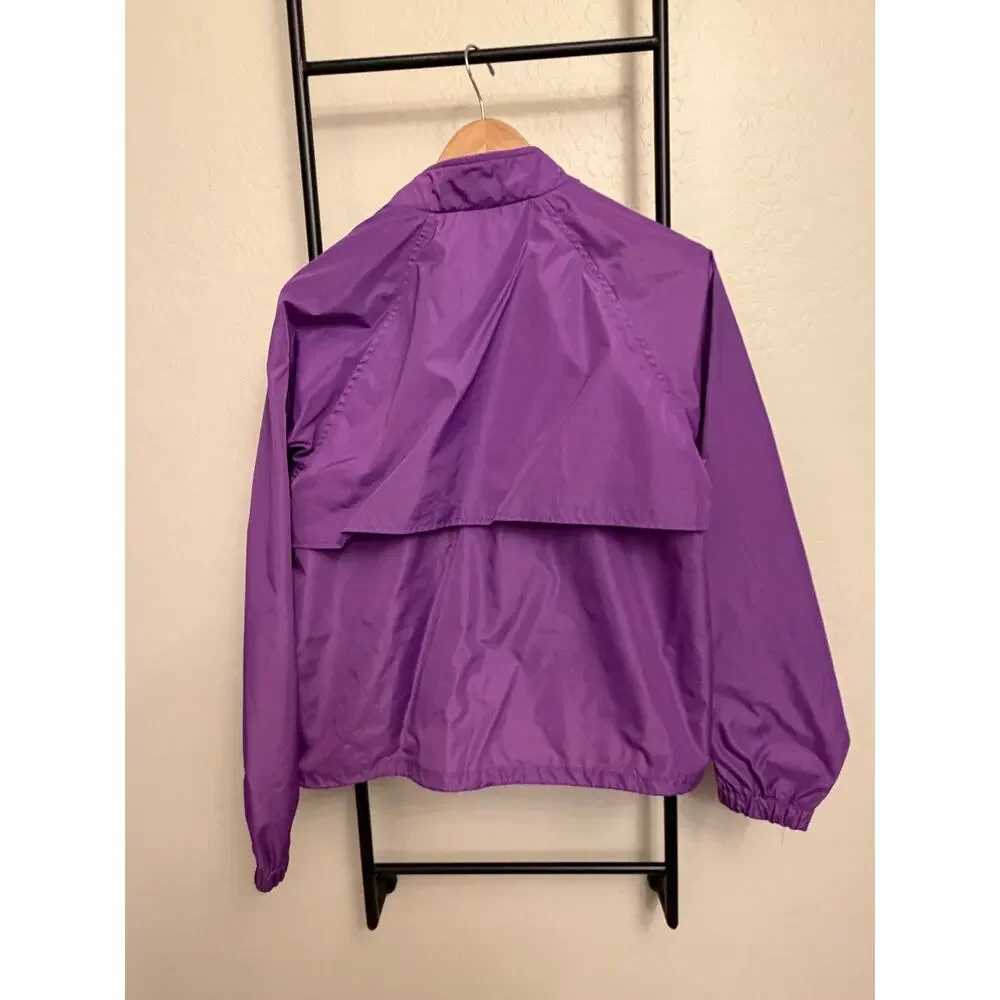 Lands End -Youth Large -Purple Windbreaker